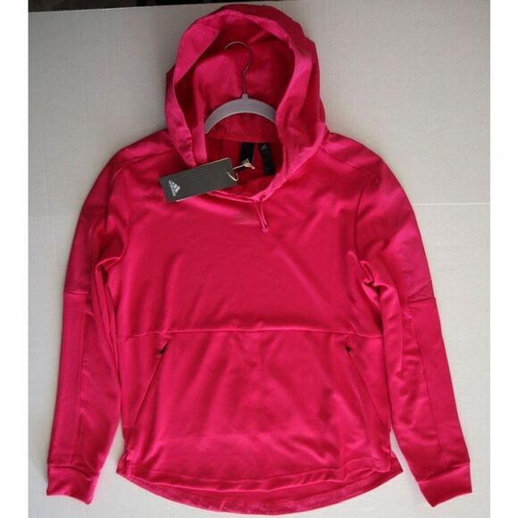 Adidas DU1893 Women's Sz Small Magenta Team Issue Lite Pullover Hoodie - Picture 12 of 15